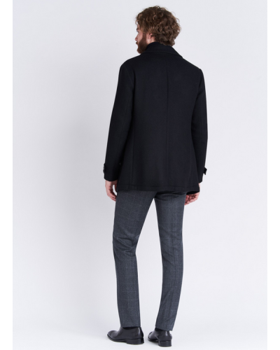 EMMANUELLE KHANH - Manteau en laine homme, Aldo, Noir