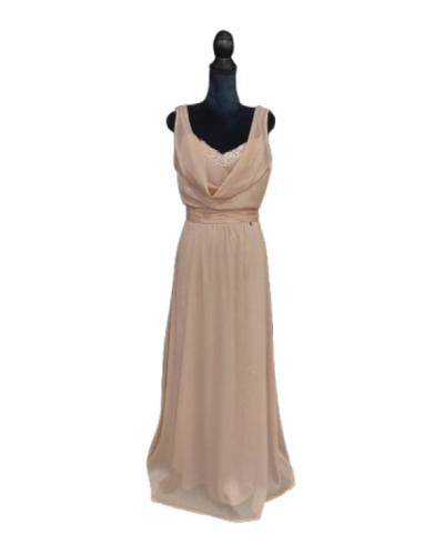 RINASCIMENTO - Robe longue en lurex, Rose