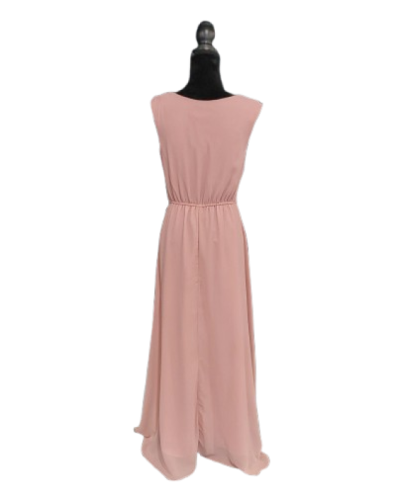 Robe longue de cocktail, Vieux Rose