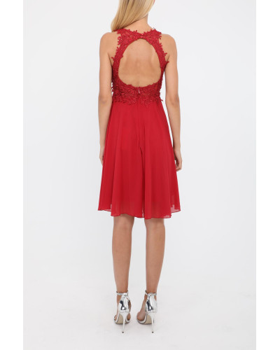 Robe courte de cocktail, Rouge