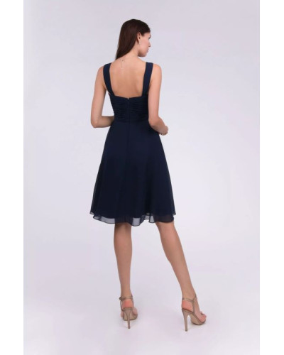 Robe courte de cocktail, Bleu marine