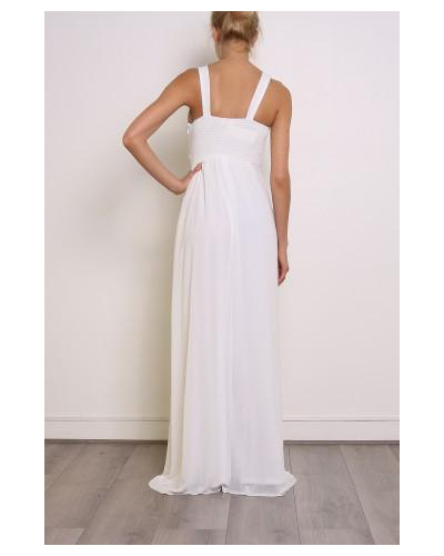 Robe longue de mariée ou de cocktail, Blanche