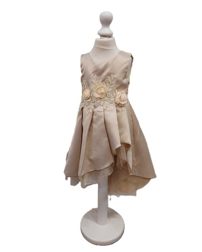 Robe de cérémonie enfant, Beige