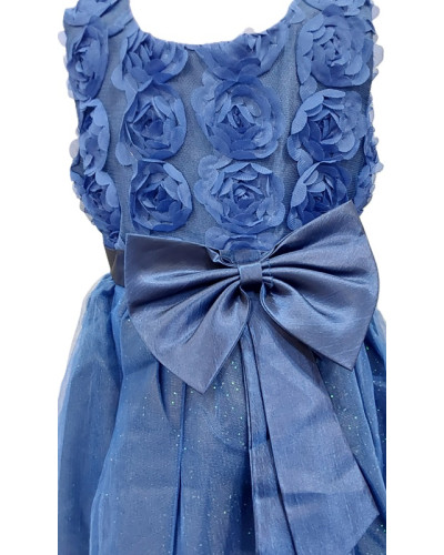 Robe de cérémonie enfant, Bleu