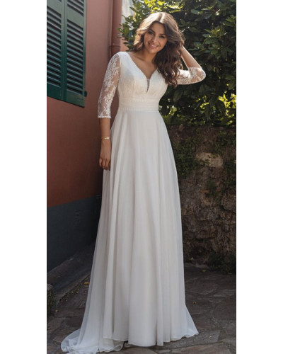 EMILY LOVE IN PARIS - Robe de mariée, manches 3/4, Passion, Ivoire