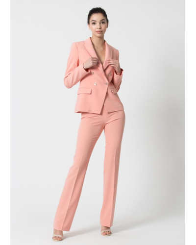 KOCCA - Tailleur avec veste et pantalon, rose