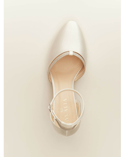 Chaussures de mariée, Luna, Crème