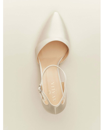 Chaussures de mariée, Mira, Crème