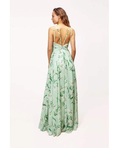 Robe longue de cocktail, Tilleul