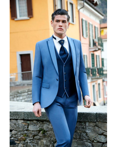 Costume de cérémonie homme, Bilbao, Bleu Ciel