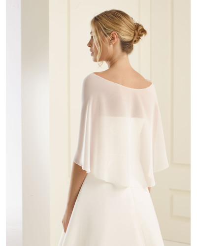 Châle en chiffon, Blanc