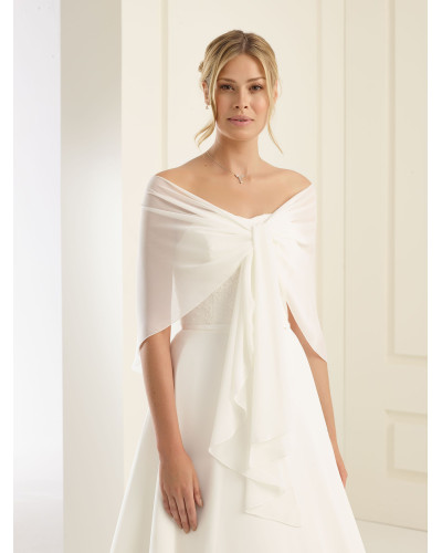 Châle en chiffon, Blanc